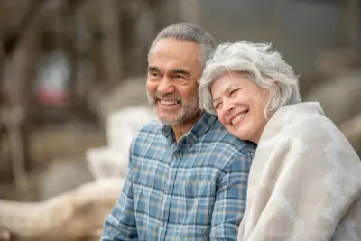 Happy retired couple enjoying the benefits of the FERS Retirement System.